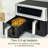 Cuisinart 11qt Dual Zone Basket Air Fryer Pro
