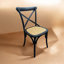 Arnulfo Cross Back Dining Chair, Hand-Finished Distressed Design, Stylish and Comfortable Seating for Any Room-109848230-123105669