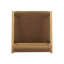 Tabouret de comptoir de style Mid-Century avec accoudoirs en bois Henri