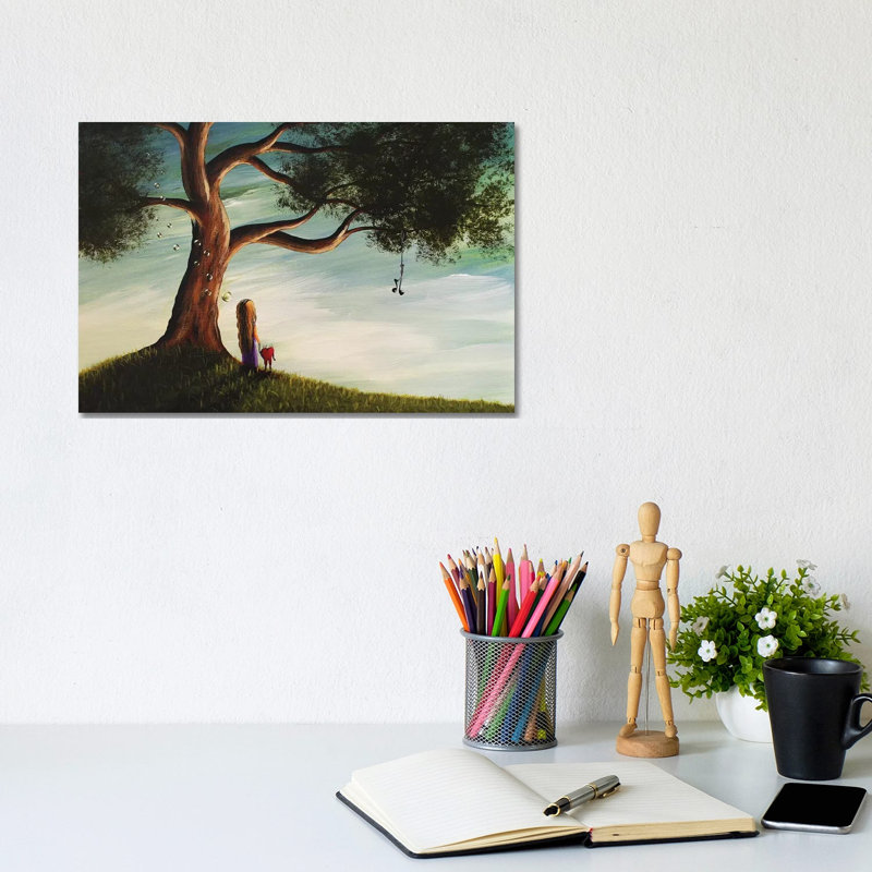 Their Favorite Place - Print on Canvas, Wrapped Canvas, 20.32 cm H x 30.48 cm W