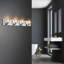 Strawn 4 Light Wall Sconce – Chrome Finish with Clear Glass Shade for Powder Room, Dressing Room, Bathroom-2038767793