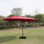 Parasol d'extérieur à double face avec lumière et base pour patio-966637091