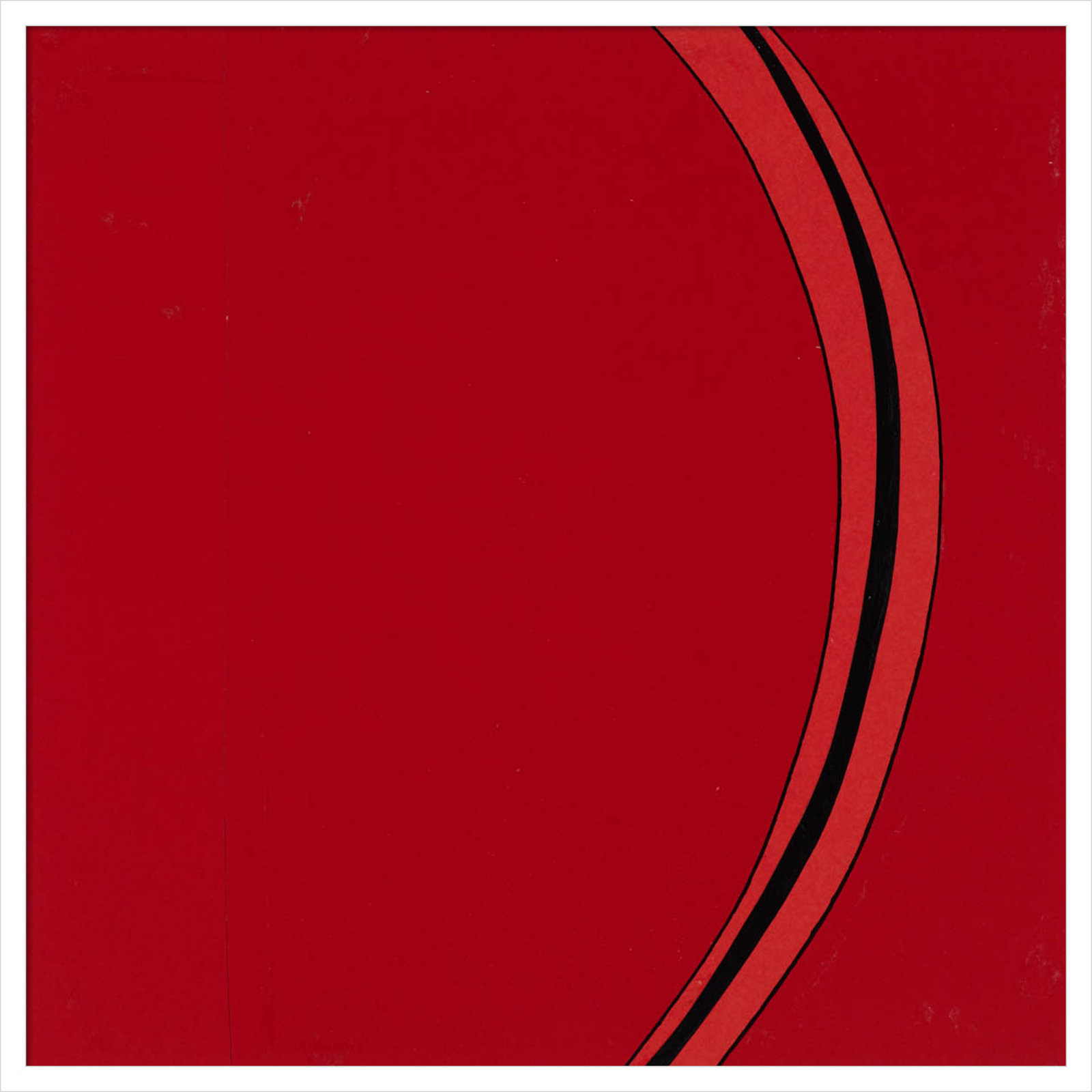 Segment Print by Alex Dunn, White, 33" H x 33" W