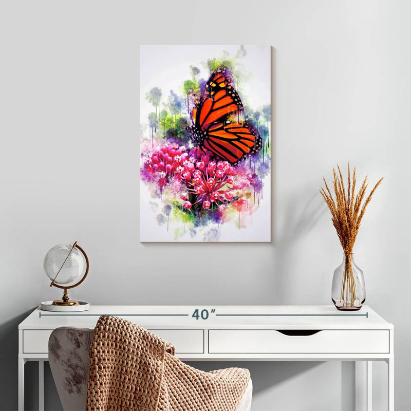 Brampt Garden Monarch Butterfly, 24" H x 16" W