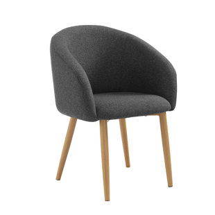Stuhl 50cm H Polyester Upholstered Metal Parsons Chair (Set of 2)