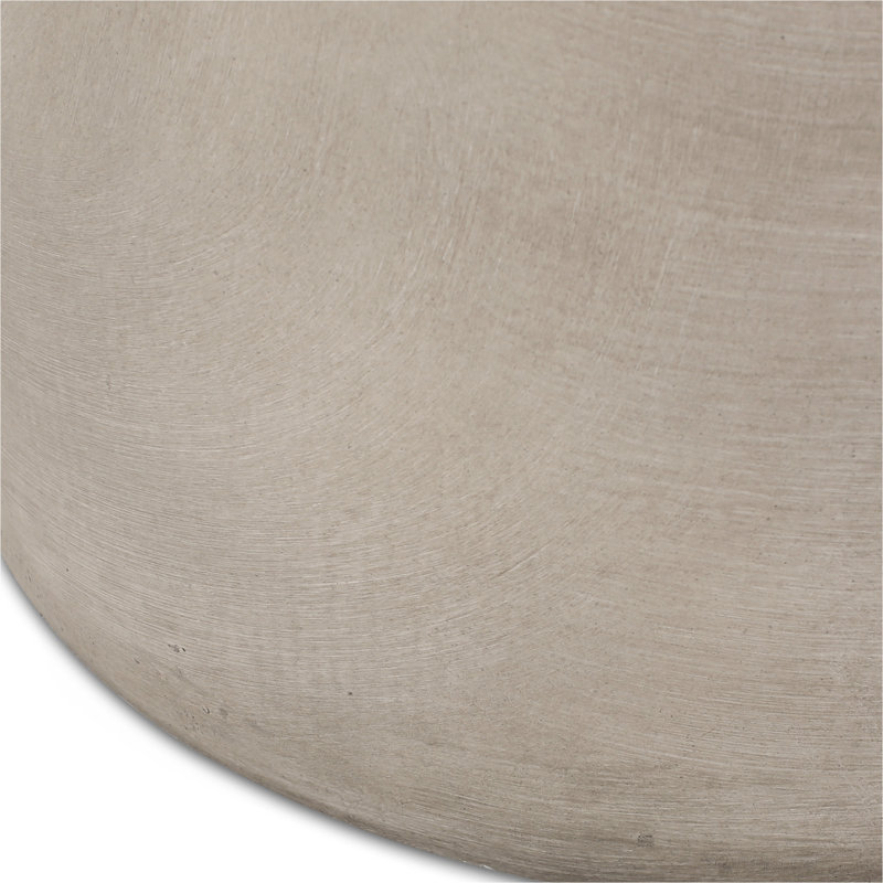 Table d'appoint d'extérieur en béton léger