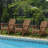 Ergonomically designed resin folding Adirondack chair-328065398