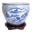 Blue and White Porcelain Garden Pots Painted Landscape-1386704873