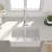 33" L X 20" W Ceramic Double Bowl Reversible Farmhouse Kitchen Sink