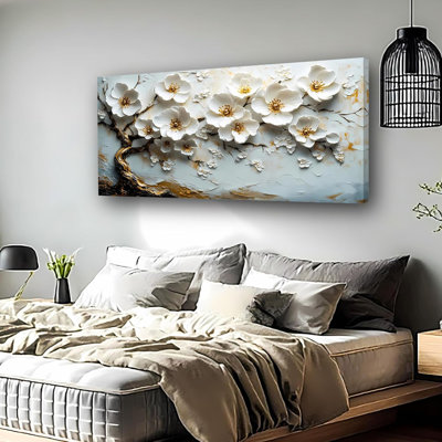 Abstract Wall Art Canvas Print Tree Of Life Painting Flower Painting Decor Paintings Modern Style Living Room Bedroom Office Home Kitchen Decor Nature