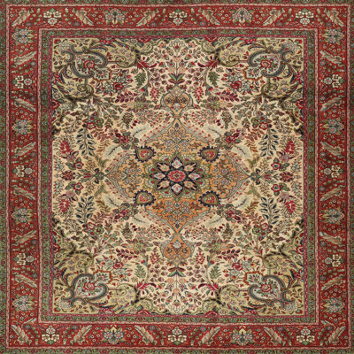Tapis oriental beige