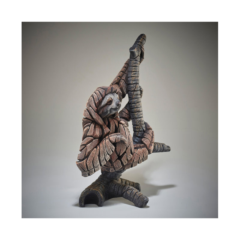 Figurine de sculpture paresseux H 18,6 po