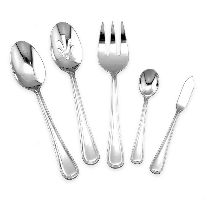 5 Piece Stainless Steel Hostess Set