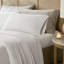 Ensemble de draps et de draps en jersey californien 4 pièces de qualité supérieure, blanc, doux et respirant