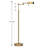 Dimmable LED Floor Lamp with Adjustable Swing Arms