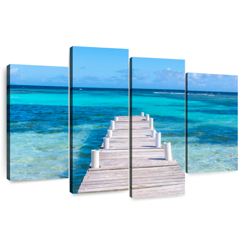 Gillard, Playa Larga, Porto Rico, océan, H 48 po x l 75 po