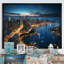 «Chicago Beautiful Cityscape I - Chicago», reproduction sur toile encadrée-613058380-613058383