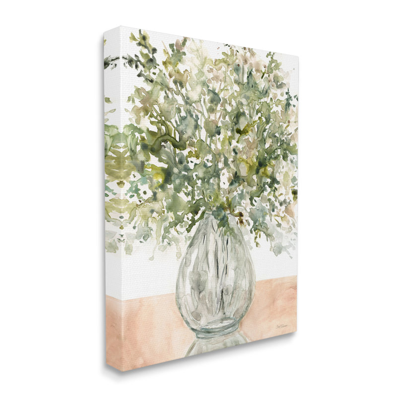Abstrait, pétale de fleur, bouquet de table, art mural sur toile par Carol Robinson, H 48 po x l 36 po x P 1,5 po