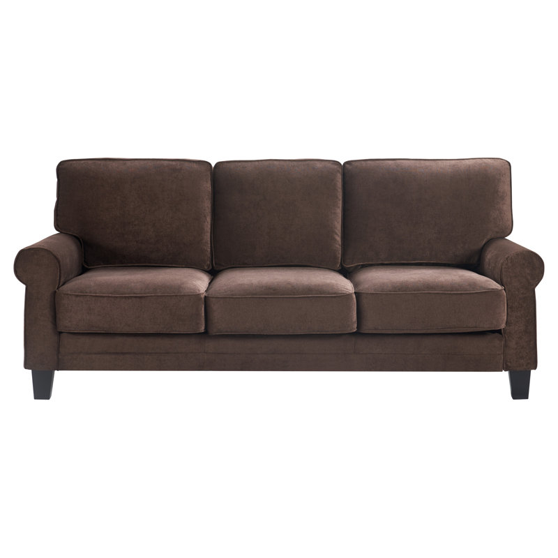 Canapé avec rangement 77 po Serta Copenhagen, Marron foncé