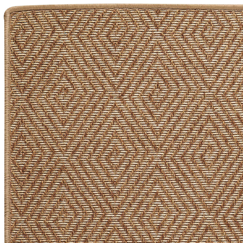 Agnia Geometric Indoor / Outdoor Rug, Square 6'