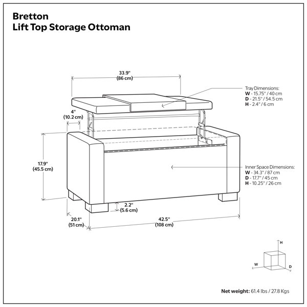 Dimensions du produit