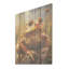 «Classic Frog Portrait I - Frogs & Toads», art mural sur bois de pin naturel-1109507857