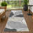 Machine Washable Indoor/Outdoor Bourkelands ACN2348 Botanical Rug-2097477905