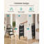 3-Step Folding Ladder, Steel Step Stool with Anti-Slip Feet, 114 x 45.5 x 7.5 cm-800220260