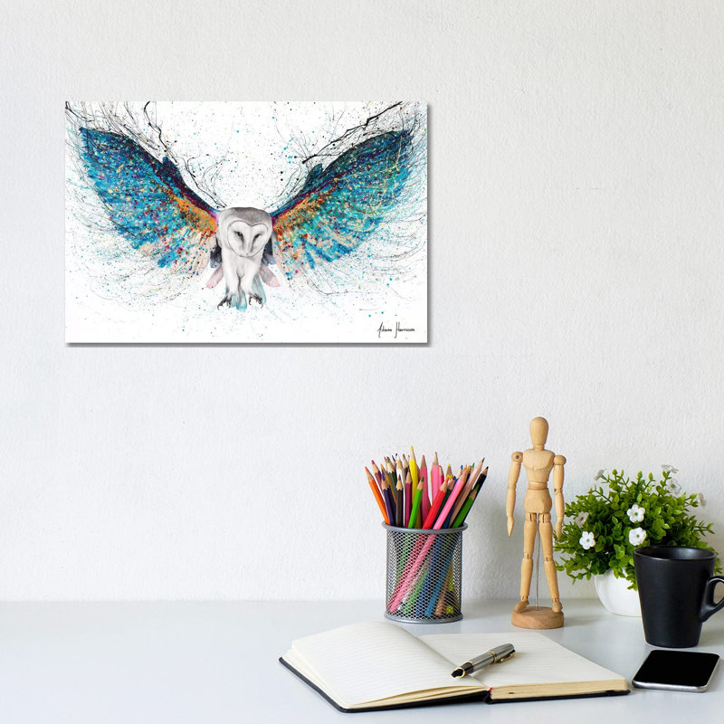 Opulent Night Owl by Ashvin Harrison - Wrapped Canvas Print, Wrapped Canvas, 20.32 cm H x 30.48 cm W
