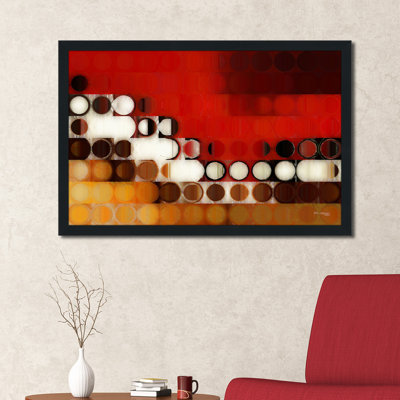 «Circles and Squares # 17», reproduction d'art sur toile