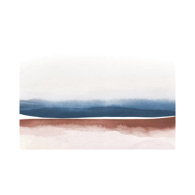 Watercolor Landscape XI by Nouveau Prints - Painting on Canvas