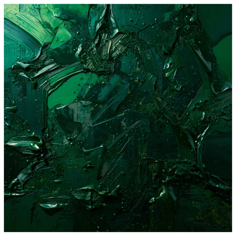Textured Green Abstract Blankets, 60in W x 80in H