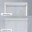 Store à enroulement sans fil à 5% pour écran solaire Linen Avenue avec baguette bloc pour un ajustement facile - Protection contre les rayons UV pour la maison et le bureau - Gris l 68 x H 66-122577214-122577242