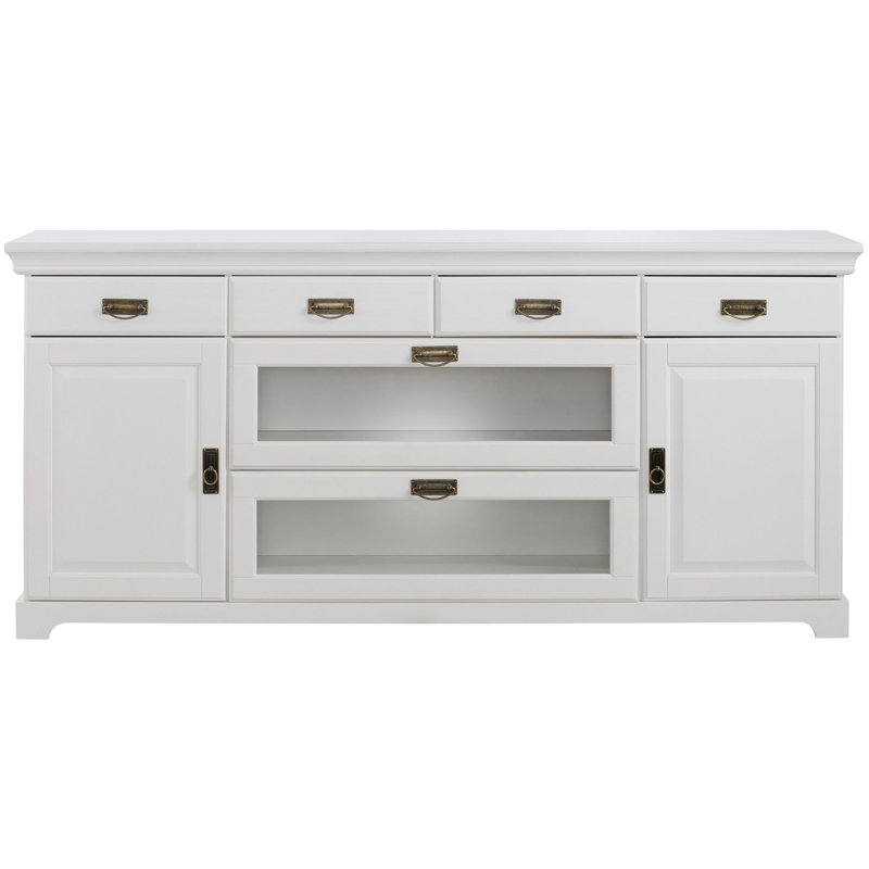 Staats 180cm Solid Wood Sideboard, White