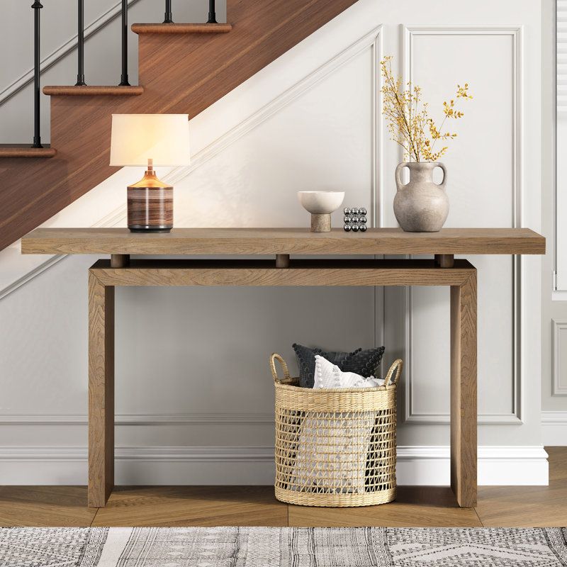 Console moderne de 59 po, Naturel