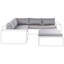 Outdoor Cushion Cover Set PALERMO Grey