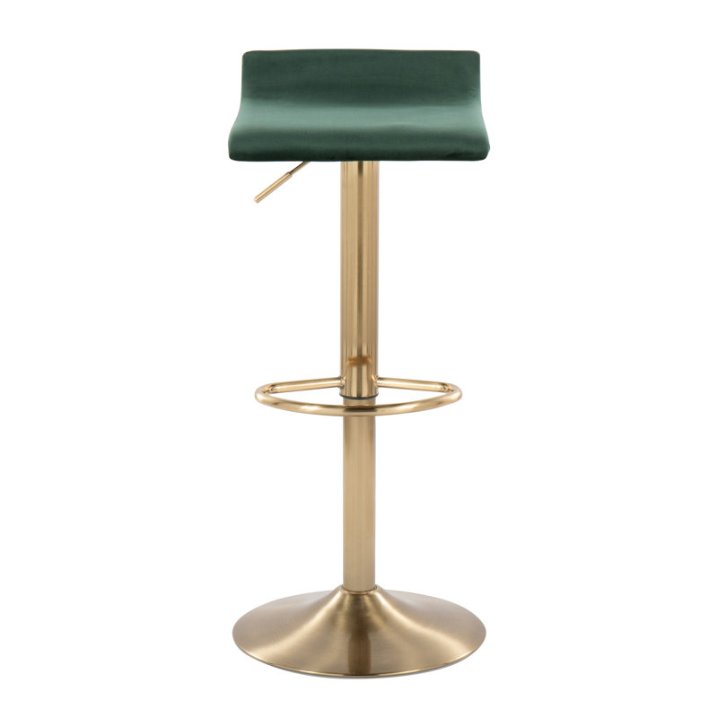 Tabouret pivotant à hauteur réglable, Vert