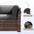 2-Person Outdoor Seating Group With Cushions-1449946853