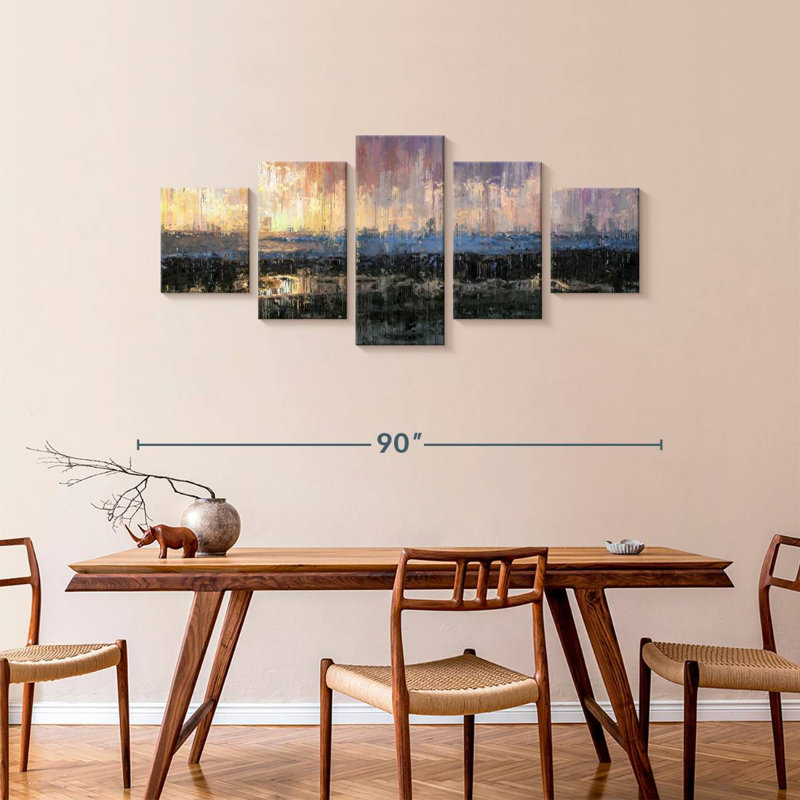 Paysage marin abstrait