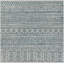 Tapis turquoise / gris tissé à la machine Tomas-1755890253