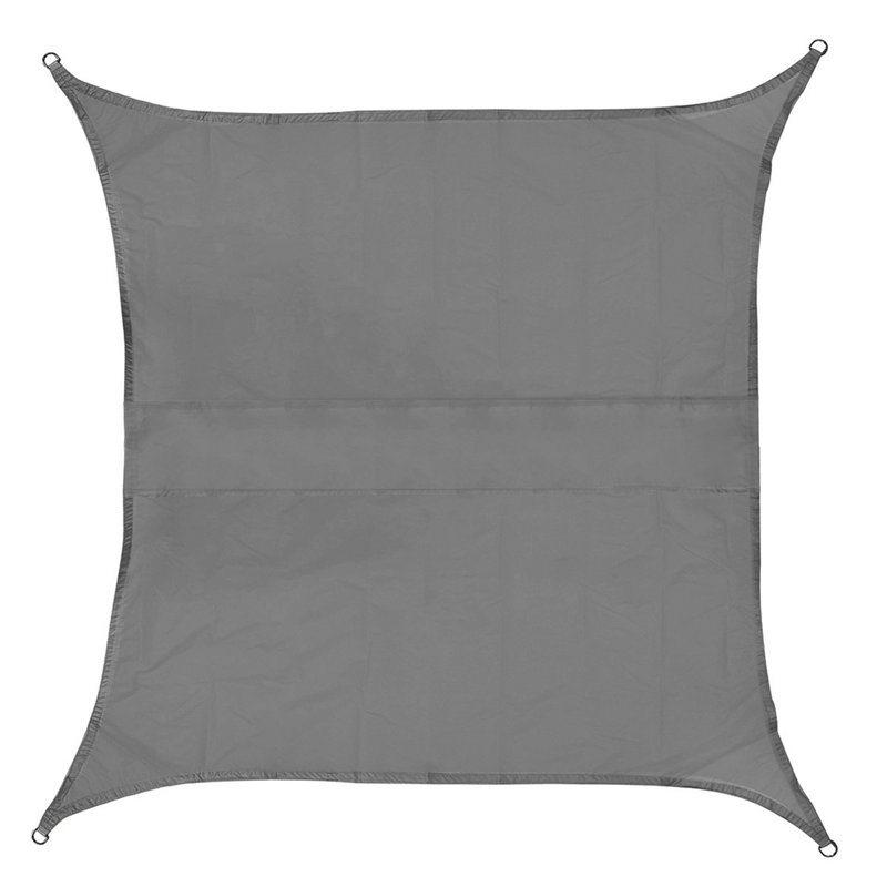 Seren 3m x 3m Square Shade Sail, Grey