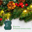 Guirlande de Noël artificielle 9 pi avec lumières DEL, 27 pommes de pin, 27 baies rouges
