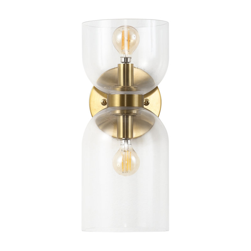 Oregon 2 - Light Armed Sconce, Clear