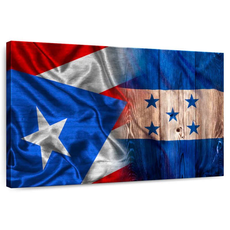 Drapeau de Borges au Honduras et à Porto Rico, H 32 po x l 48 po