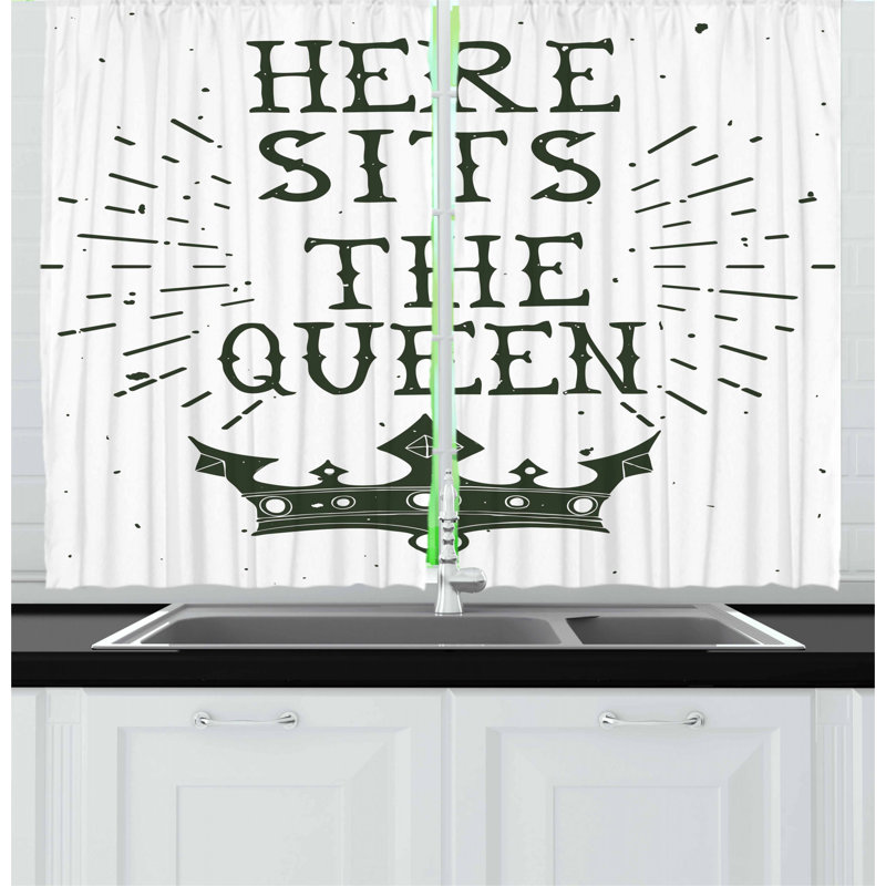 Pointed Kitchen Curtain