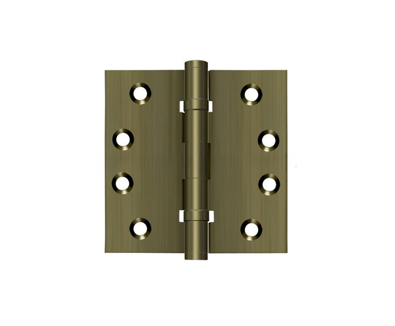 102'' x 102'' Butt Bearing Hinge, Antique Brass