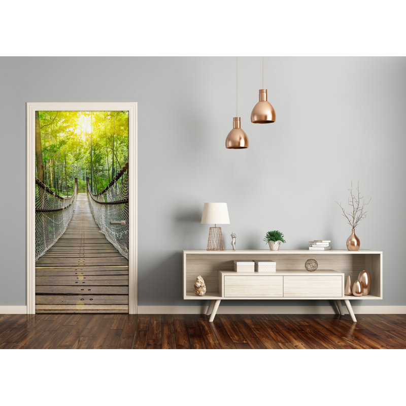 Suspension Bridge Door Decal