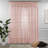 Triple Pinch Pleated Extra Long and Extra Wide Faux Linen Sheer Single Panel-92185588-92185635