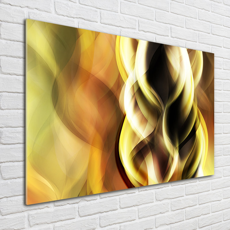 Golden Light - No Frame Print on Glass