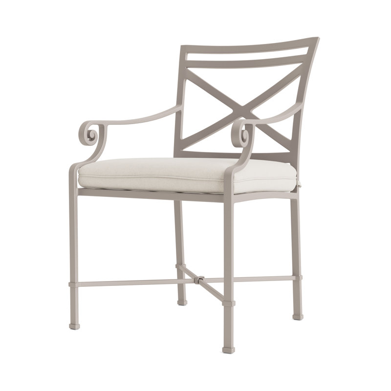 Venetian Outdoor Lounge Chair, Fusion Natural, Dove Smooth
